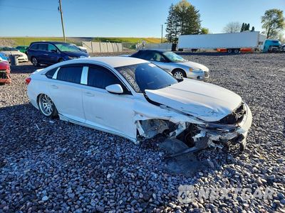 Czwarte zdjęcie samochodu z boku: 2020 HONDA ACCORD LX VIN:1HGCV1F11LA046019 - miniatura