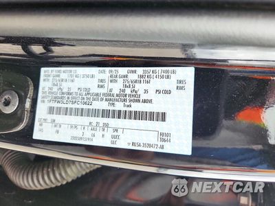 Zdjęcie 12 z 12 samochodu: 2025 FORD F150 XLT VIN:1FTFW3LD7SFC10622 - miniatura