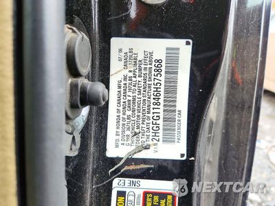 Zdjęcie 12 z 12 samochodu: 2006 HONDA CIVIC EX VIN:2HGFG11846H575868 - miniatura