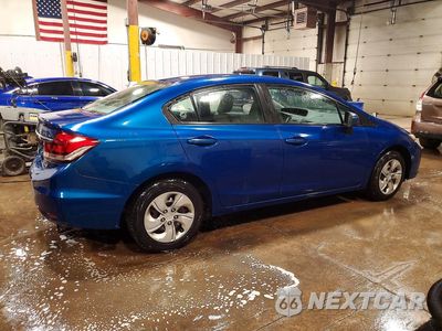 Trzecie zdjęcie samochodu z tyłu: 2014 HONDA CIVIC LX VIN:19XFB2F52EE270350 - miniatura