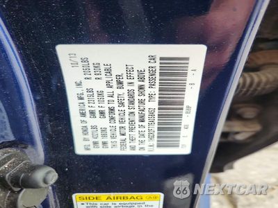 Zdjęcie 12 z 12 samochodu: 2014 HONDA ACCORD EX VIN:1HGCR2F77EA058452 - miniatura