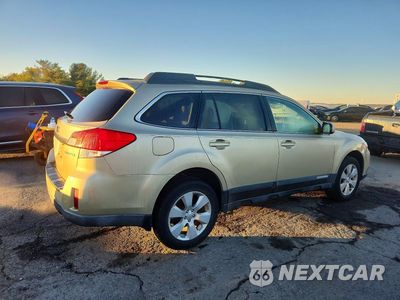 Trzecie zdjęcie samochodu z tyłu: 2010 SUBARU OUTBACK 2.5I PREMIUM VIN:4S4BRBFC7A3311450 - miniatura