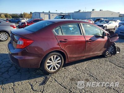 Trzecie zdjęcie samochodu z tyłu: 2012 HONDA CIVIC EXL VIN:2HGFB2F97CH543417 - miniatura
