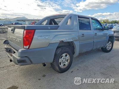 Trzecie zdjęcie samochodu z tyłu: 2002 CHEVROLET AVALANCHE K1500 VIN:3GNEK13T82G226868 - miniatura