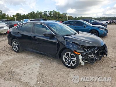 Czwarte zdjęcie samochodu z boku: 2017 HONDA CIVIC LX VIN:19XFC2F58HE000749 - miniatura