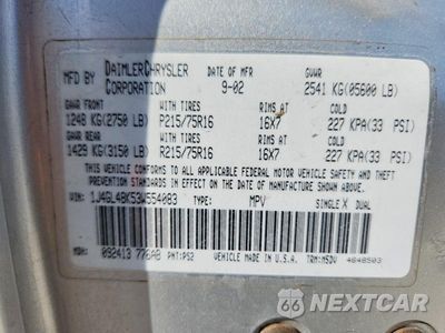 Zdjęcie 14 z 14 samochodu: 2003 JEEP LIBERTY SPORT VIN:1J4GL48K53W554083 - miniatura