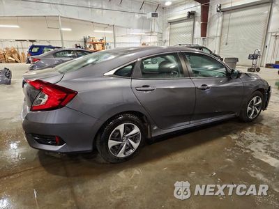 Trzecie zdjęcie samochodu z tyłu: 2021 HONDA CIVIC LX VIN:2HGFC2F60MH551279 - miniatura