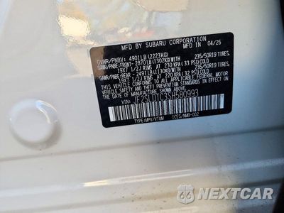 Zdjęcie 14 z 14 samochodu: 2025 SUBARU FORESTER TOURING VIN:JF2SLDTC3SH580993 - miniatura
