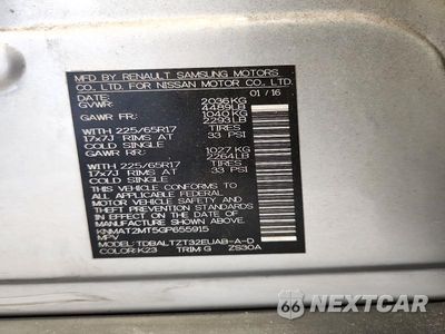 Zdjęcie 13 z 13 samochodu: 2016 NISSAN ROGUE SV VIN:KNMAT2MT5GP655915 - miniatura