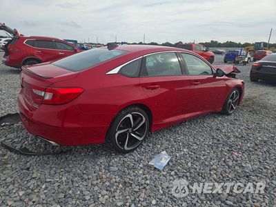 Trzecie zdjęcie samochodu z tyłu: 2021 HONDA ACCORD SPORT SE VIN:1HGCV1F40MA090332 - miniatura