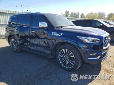 Czwarte zdjęcie samochodu z boku: 2020 INFINITI QX80 LUXE VIN:JN8AZ2NEXL9251302 - miniatura