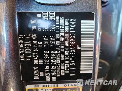 Zdjęcie 12 z 12 samochodu: 2023 KIA SPORTAGE EX VIN:5XYK33AF6PG047042 - miniatura