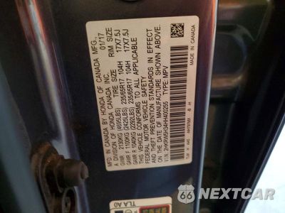 Zdjęcie 14 z 14 samochodu: 2017 HONDA CR-V LX VIN:2HKRW5H34HH400255 - miniatura