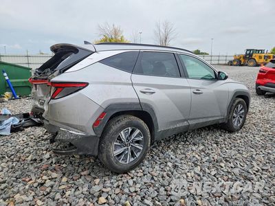 Trzecie zdjęcie samochodu z tyłu: 2023 HYUNDAI TUCSON BLUE VIN:KM8JBCA10PU109922 - miniatura