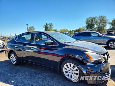 Czwarte zdjęcie samochodu z boku: 2014 NISSAN SENTRA S VIN:3N1AB7AP8EL678981 - miniatura