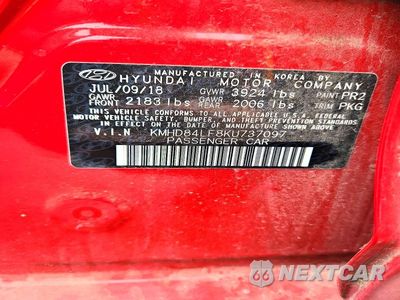Zdjęcie 12 z 12 samochodu: 2019 HYUNDAI ELANTRA SEL VIN:KMHD84LF8KU737097 - miniatura