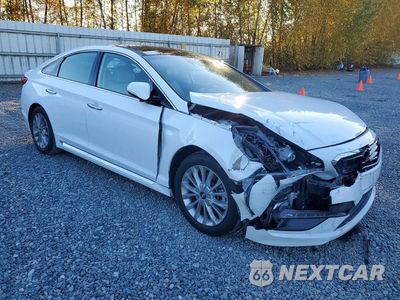 Czwarte zdjęcie samochodu z boku: 2015 HYUNDAI SONATA LIMITED VIN:5NPE34AF5FH025253 - miniatura