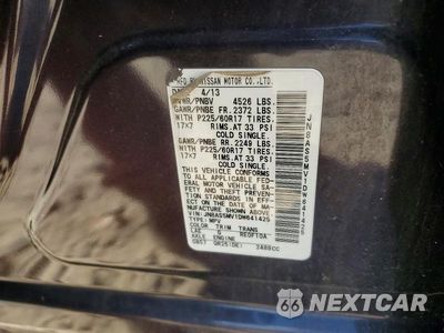 Zdjęcie 13 z 13 samochodu: 2013 NISSAN ROGUE S VIN:JN8AS5MV1DW641425 - miniatura