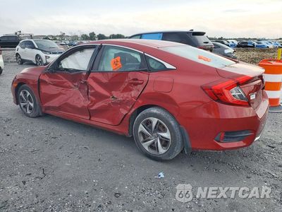 Drugie zdjęcie samochodu z przodu: 2019 HONDA CIVIC LX VIN:19XFC2F60KE005749 - miniatura