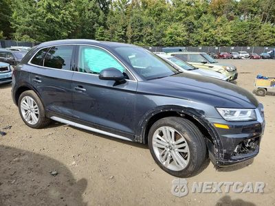 Czwarte zdjęcie samochodu z boku: 2018 AUDI Q5 PRESTIGE VIN:WA1CNAFY8J2144879 - miniatura