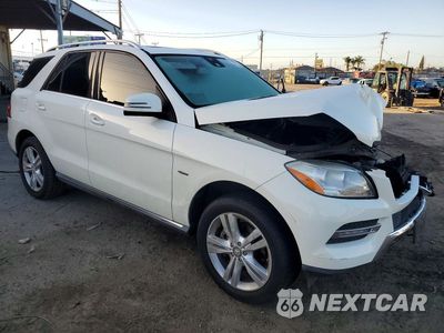 Czwarte zdjęcie samochodu z boku: 2012 MERCEDES-BENZ ML 350 4MATIC VIN:4JGDA5HB9CA022963 - miniatura