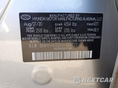 Zdjęcie 12 z 12 samochodu: 2021 HYUNDAI SONATA LIMITED VIN:5NPEH4J22MH069772 - miniatura