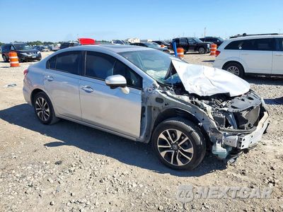 Czwarte zdjęcie samochodu z boku: 2015 HONDA CIVIC EX VIN:19XFB2F8XFE026277 - miniatura