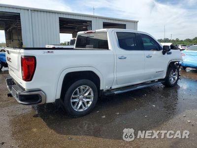 Trzecie zdjęcie samochodu z tyłu: 2020 GMC SIERRA K1500 SLT VIN:3GTU9DEL0LG427566 - miniatura