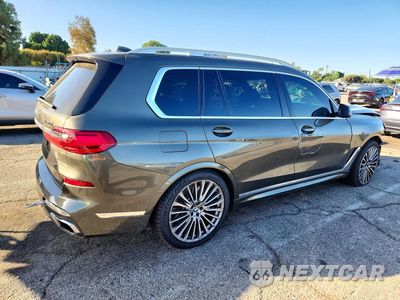 Trzecie zdjęcie samochodu z tyłu: 2022 BMW X7 M50I VIN:5UXCX6C02N9J98993 - miniatura