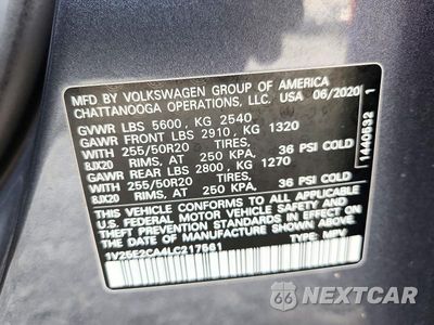 Zdjęcie 13 z 13 samochodu: 2020 VOLKSWAGEN ATLAS CROSS SPORT SE VIN:1V25E2CA4LC217561 - miniatura