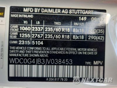 Zdjęcie 14 z 14 samochodu: 2018 MERCEDES-BENZ GLC 300 VIN:WDC0G4JB3JV038453 - miniatura