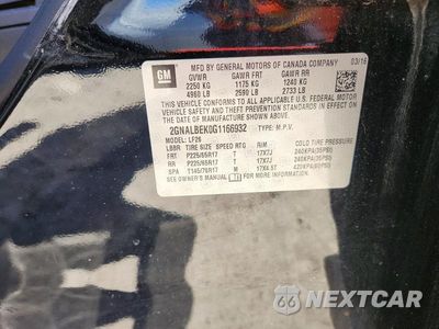 Zdjęcie 12 z 12 samochodu: 2016 CHEVROLET EQUINOX LS VIN:2GNALBEK0G1166932 - miniatura