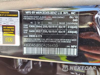 Zdjęcie 13 z 13 samochodu: 2013 MERCEDES-BENZ ML 350 VIN:4JGDA5JB5DA256433 - miniatura