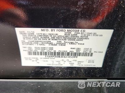 Zdjęcie 12 z 12 samochodu: 2014 FORD TAURUS SE VIN:1FAHP2D83EG145399 - miniatura