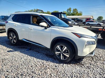 Czwarte zdjęcie samochodu z boku: 2021 NISSAN ROGUE PLATINUM VIN:JN8AT3DD3MW307292 - miniatura