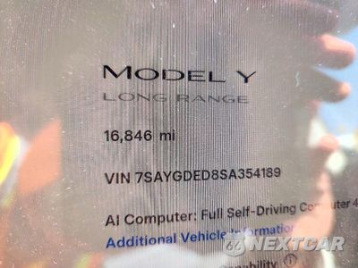 Zdjęcie 9 z 12 samochodu: 2025 TESLA MODEL Y VIN:7SAYGDED8SA354189 - miniatura