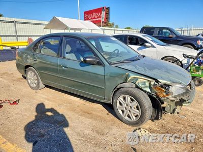 Czwarte zdjęcie samochodu z boku: 2003 HONDA CIVIC LX VIN:1HGES16663L029329 - miniatura