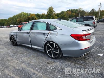 Drugie zdjęcie samochodu z przodu: 2022 HONDA ACCORD SPORT SE VIN:1HGCV1F48NA097885 - miniatura
