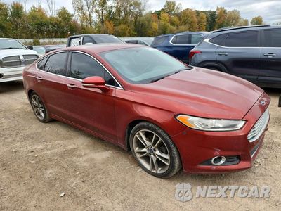 Czwarte zdjęcie samochodu z boku: 2014 FORD FUSION TITANIUM VIN:3FA6P0K91ER290568 - miniatura