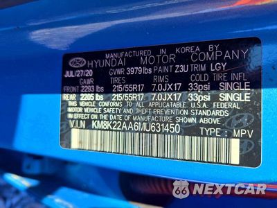 Zdjęcie 13 z 13 samochodu: 2021 HYUNDAI KONA SEL VIN:KM8K22AA6MU631450 - miniatura