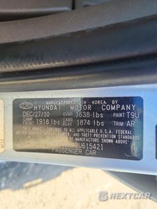 Zdjęcie 12 z 12 samochodu: 2011 HYUNDAI ACCENT GLS VIN:KMHCN4ACXBU615421 - miniatura