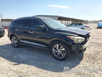 Czwarte zdjęcie samochodu z boku: 2013 INFINITI JX35 VIN:5N1AL0MN7DC343325 - miniatura
