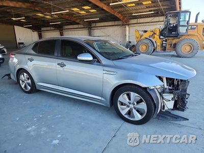 Czwarte zdjęcie samochodu z boku: 2015 KIA OPTIMA HYBRID VIN:KNAGN4AD1F5089191 - miniatura