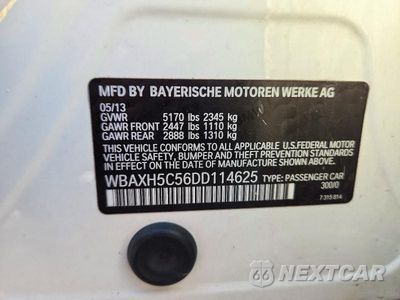 Zdjęcie 12 z 12 samochodu: 2013 BMW 528 XI VIN:WBAXH5C56DD114625 - miniatura