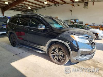 Czwarte zdjęcie samochodu z boku: 2021 HONDA PILOT BLACK VIN:5FNYF6H73MB072100 - miniatura