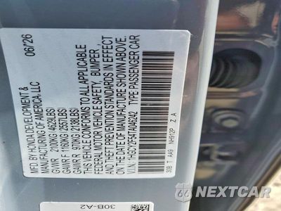 Zdjęcie 13 z 13 samochodu: 2026 HONDA ACCORD HYBRID SPORT VIN:1HGCY2F54TA046242 - miniatura
