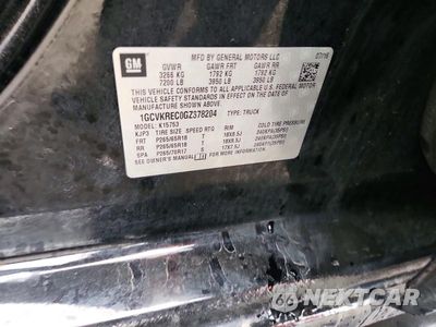 Zdjęcie 12 z 12 samochodu: 2016 CHEVROLET SILVERADO K1500 LT VIN:1GCVKREC0GZ378204 - miniatura