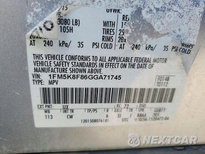 Zdjęcie 13 z 13 samochodu: 2016 FORD EXPLORER LIMITED VIN:1FM5K8F86GGA71745 - miniatura
