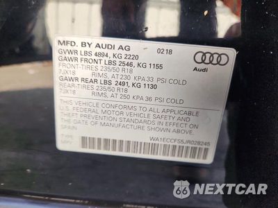 Zdjęcie 14 z 14 samochodu: 2018 AUDI Q3 PREMIUM VIN:WA1ECCFS5JR028245 - miniatura