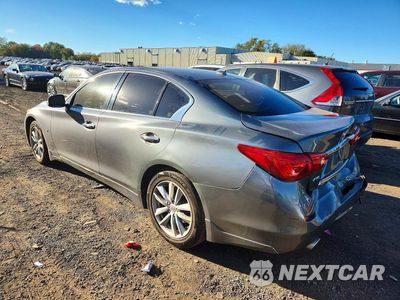 Drugie zdjęcie samochodu z przodu: 2015 INFINITI Q50 PREMIUM VIN:JN1BV7AR3FM391584 - miniatura